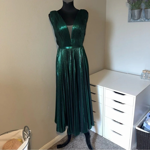 Pol Atteu Emerald Green Dress size 4 - Picture 2 of 16